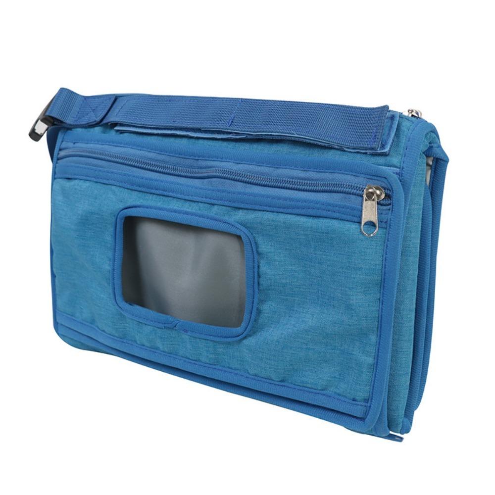 Сумка для влажных салфеток, Пеленка для смены подгузников, Складная пеленка, Пеленка для смены подгузников, Новорожденный синий